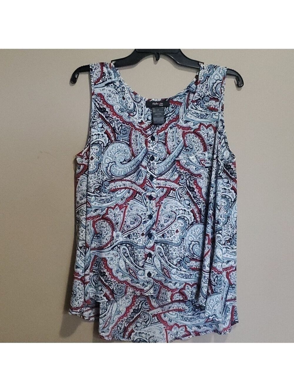 Style & co petite top size large